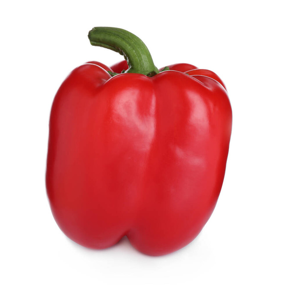 Delicious fresh bell pepper isolated on white - Photo, Image