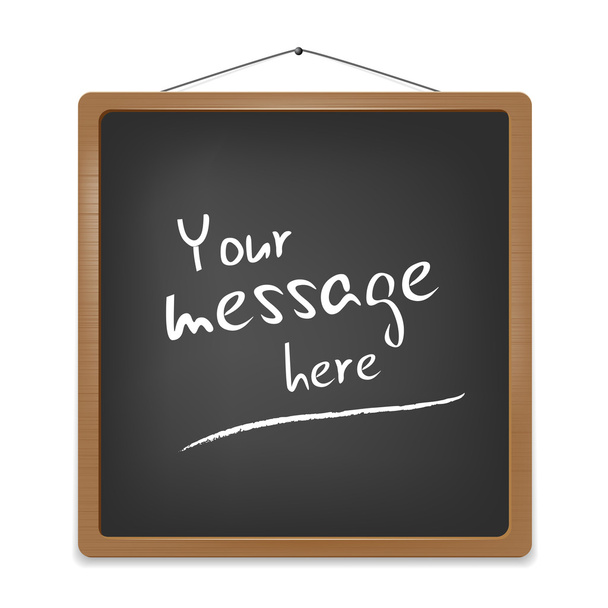 School blackboard for your message - Vector, Image