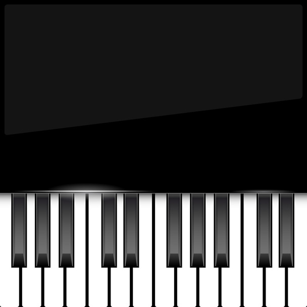 Abstract piano background with place for your text - Vector, Image