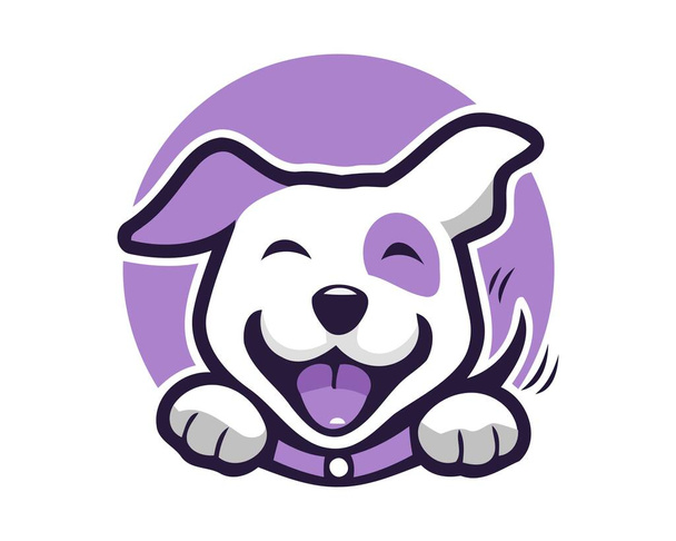 Arquivo de vetor de design de logotipo de cachorro Ilustração de cachorro arquivo totalmente editável - Vetor, Imagem