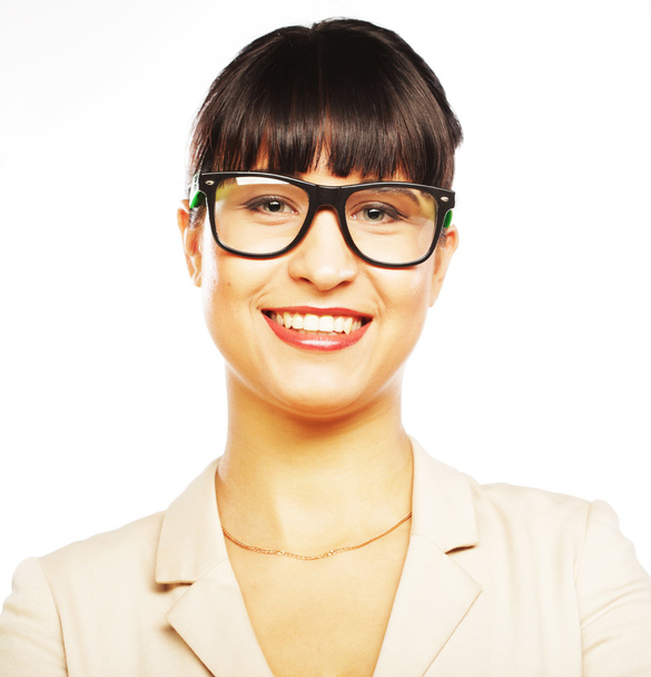 Young business woman with glasses - Foto, Imagem