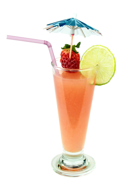 Exotic fruit juice cocktail - Fotoğraf, Görsel