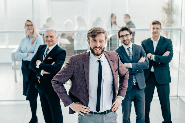 group of diverse business people standing in the office. - Fotografie, Obrázek