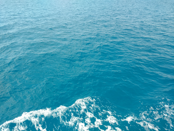 Modrá vlna, vlnka, textura moře, oceán, pozadí. - Fotografie, Obrázek