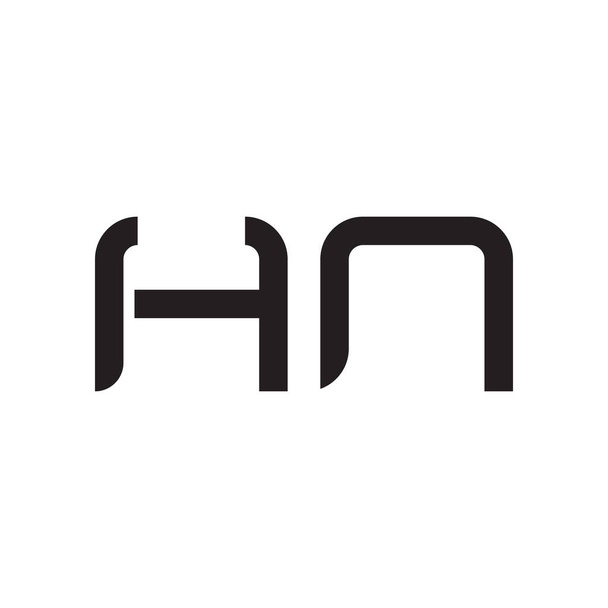 hn inicial icono del logotipo de la letra vector - Vector, imagen