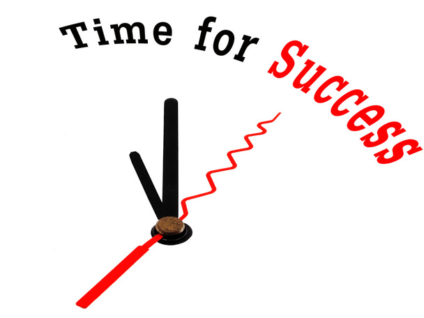 reloj con palabras Tiempo para el éxito
 - Foto, Imagen