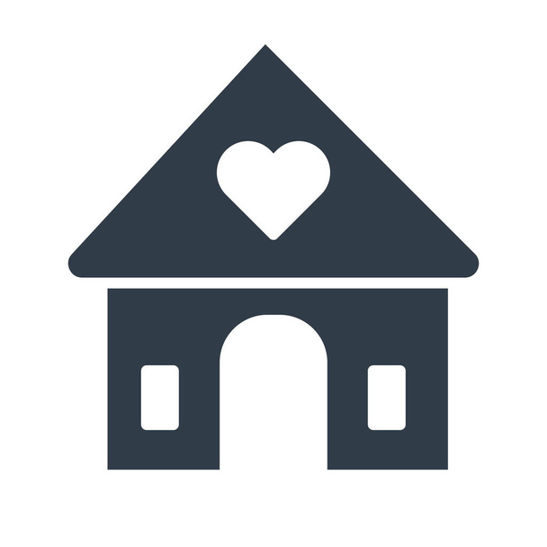 Sweet home Izolowana ikona wektora, którą można łatwo zmodyfikować lub edytować - Wektor, obraz