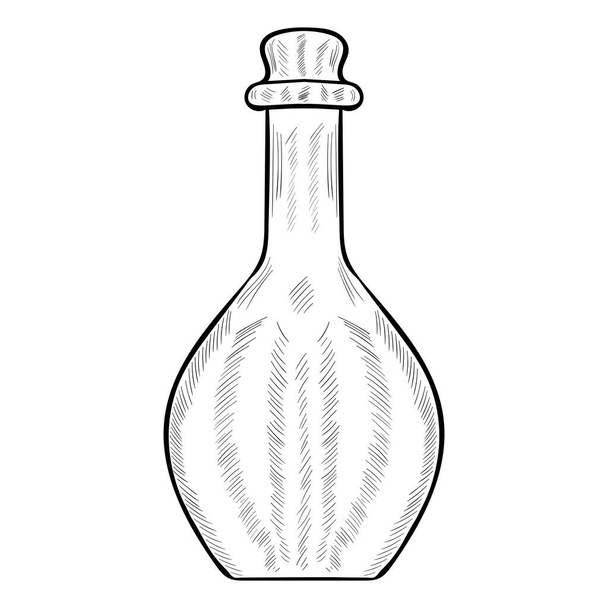 bottles, mortar, set artb - Vector, Image
