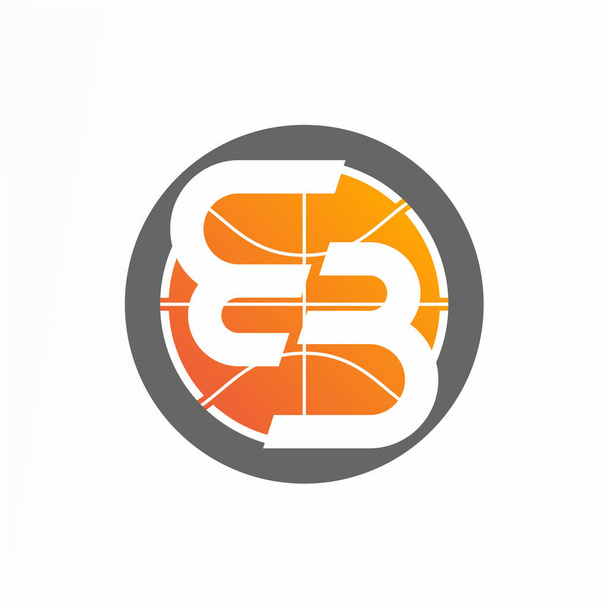 літера BB або 33 шрифт у фліпінгу та баскетбольному зображенні графічний логотип дизайну абстрактного концепту Векторний запас. можна використовувати як фірмовий стиль, пов'язаний з початковим або спортивним
 - Вектор, зображення