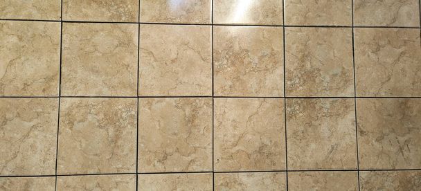 badkamer witte keramische tegelvloer textuur - Foto, afbeelding