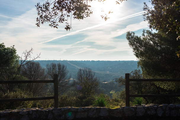 Views of the nature of Campo de San Isidro (la dehesa), Badajoz, Extremadura, Spain Views park - Foto, Bild