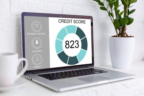 Credit Score Financial Banking Economy Concept - Foto, imagen