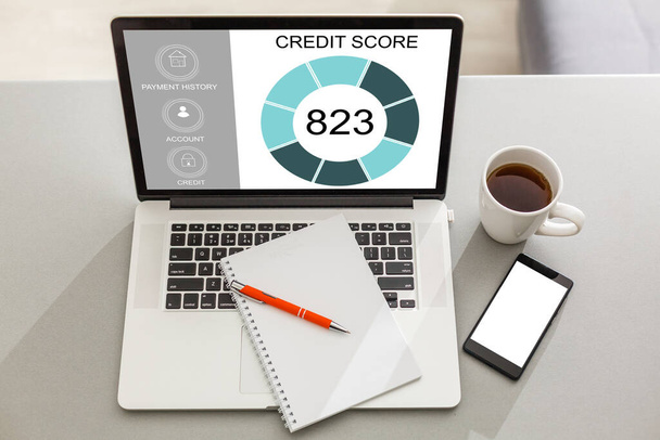 Credit Score Financial Banking Economy Concept - Foto, imagen