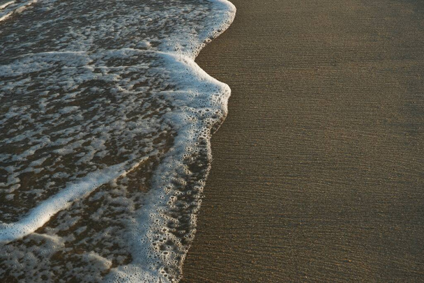 Καλοκαίρι άμμο παραλία φόντο. - Φωτογραφία, εικόνα