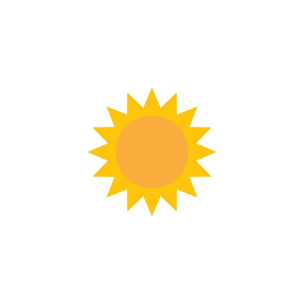 nap illusztráció logó vektor ikon sablon - Vektor, kép