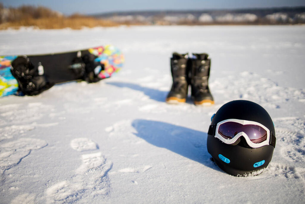 Set de equipo de snowboard al aire libre - Foto, Imagen