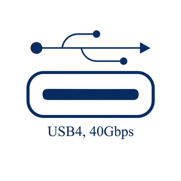 USB4 de próxima generación, duplica el ancho de banda para extender el rendimiento USB-C - Foto, Imagen
