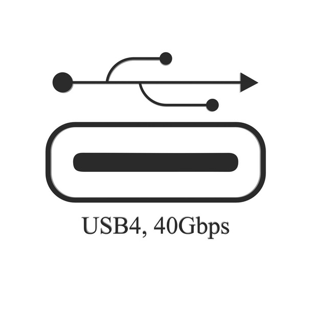 USB4 de próxima generación, duplica el ancho de banda para extender el rendimiento USB-C - Foto, Imagen