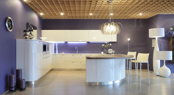 Modern interior. Kitchen - Valokuva, kuva