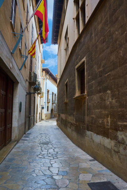 Casco Antigo or old quarter of Palma with its maze of alleys - Photo, Image