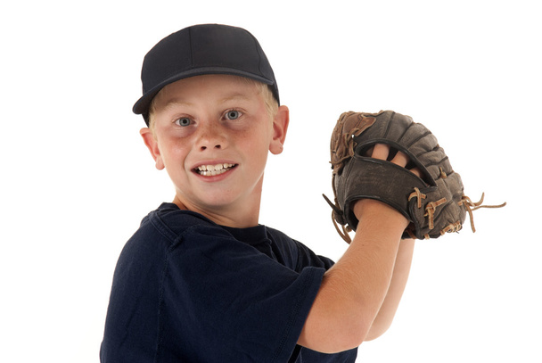 baseball player ready to throw the ball - Foto, imagen