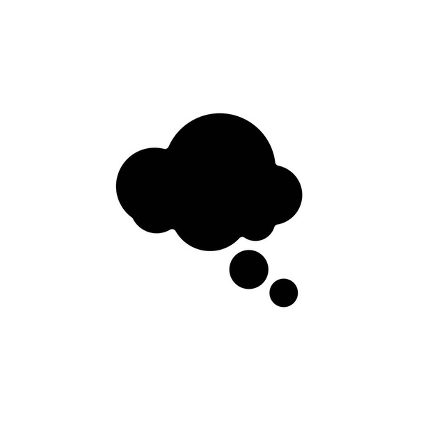 Snění v logu ikony cloud - Vektor, obrázek