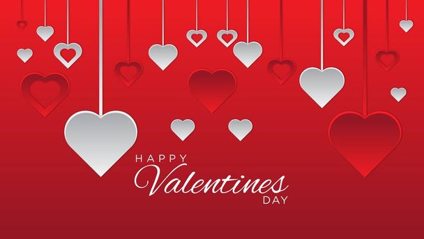 День святого Валентина фон с сердцами. Любовь и красота. - Фото, изображение