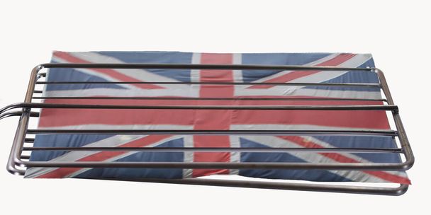 parrilla tostada con bandera inglesa - Foto, imagen