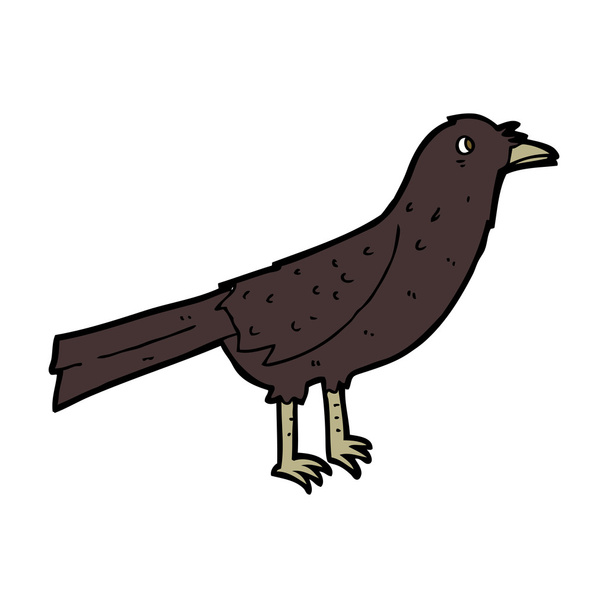 kreslený crow - Vektor, obrázek