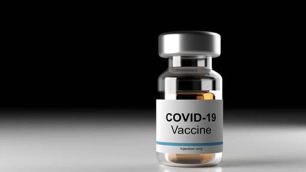 A koronavírus vakcina 3D illusztrációja - Fotó, kép