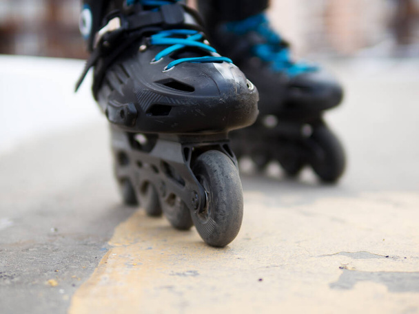 Guy on roller skates - Photo, Image