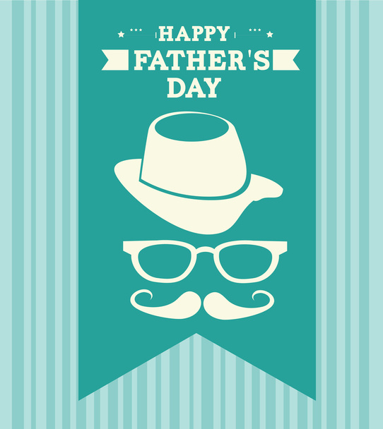 Fathers day design - Wektor, obraz
