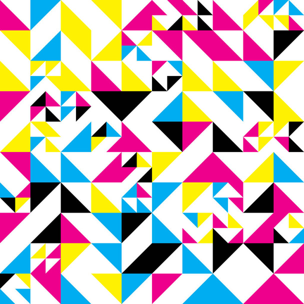 Abstract mosaic of right triangles - Vektör, Görsel