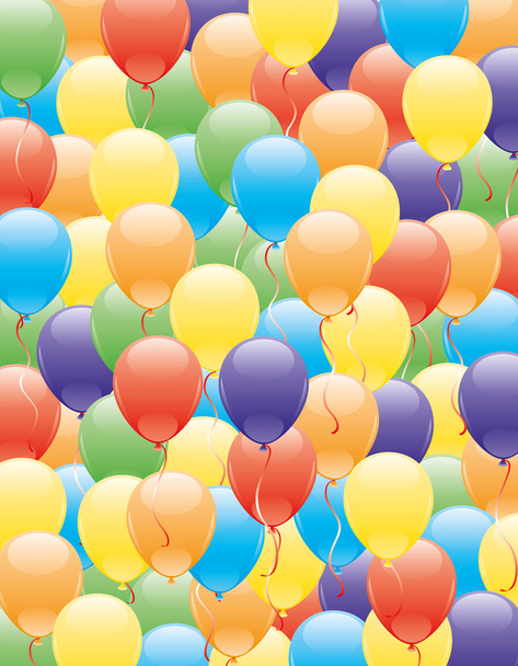 Vector background. Balloons. - Vektor, obrázek