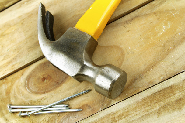 Hammer and nails  - Photo, Image