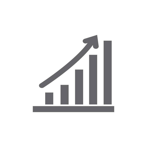 Statistics Icon vector. symbol for web site Computer and mobile vector - Вектор, зображення