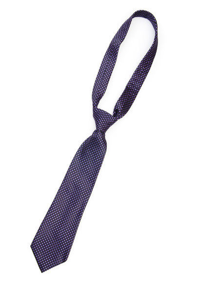 Beyaz arkaplanda izole edilmiş ipek kravat - Fotoğraf, Görsel
