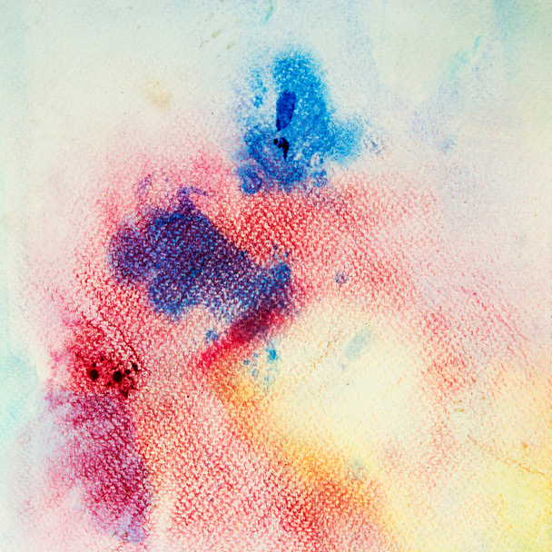 Abstract watercolor art hand paint on white background - Photo, Image