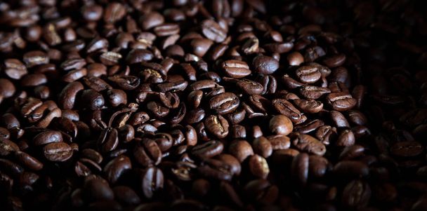Mélange de différents types de grains de café. Café Contexte - Photo, image