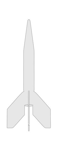 Desenhos animados ilustração de foguete
 - Foto, Imagem