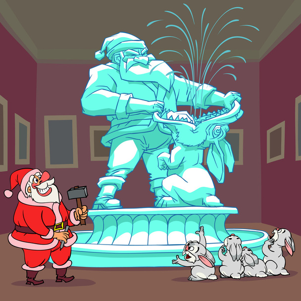 Weihnachtsmann - Vektor, Bild