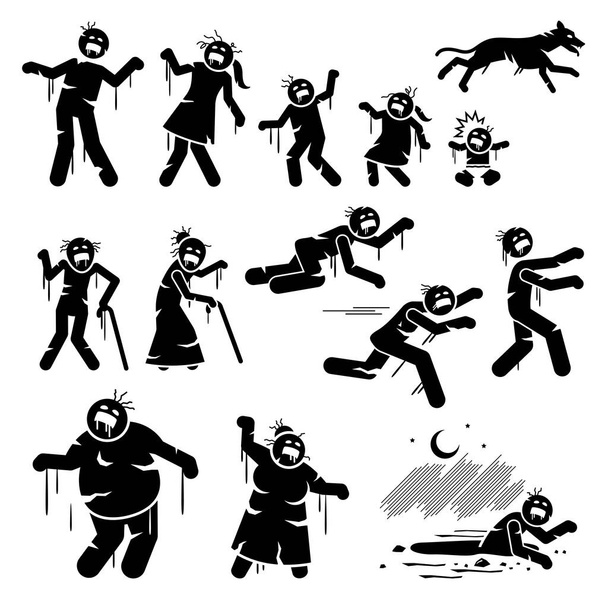 O ataque de gato ninja com logotipo de design de mascote esport stick