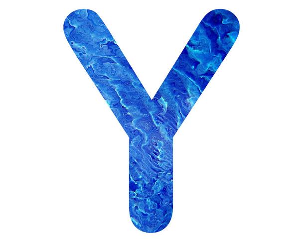 A 3d illustration of the Y letter logo - Fotoğraf, Görsel