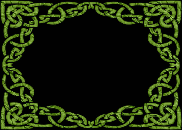 A 3d illustration of blank background victorian frame - Фото, зображення