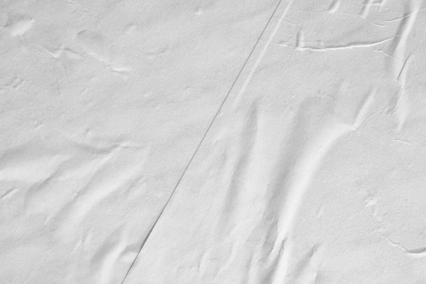 Textura del papel blanco doblado - Foto, Imagen