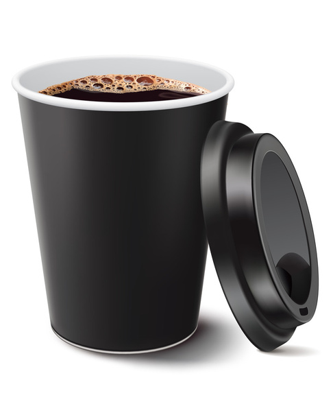 Kaffeetasse isoliert vorhanden. Vektorillustration - Vektor, Bild