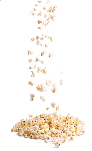 Popcorn isolé sur fond blanc - Photo, image