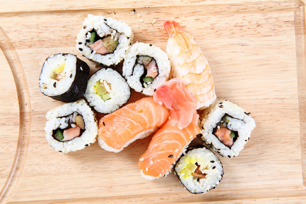 salmon sushi as gourmet food  - Photo, Image