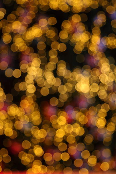 abstrakte Bokeh Hintergrund der Weihnachtsbeleuchtung - Foto, Bild