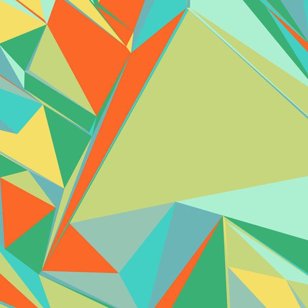 Abstract background with colorful triangles for magazines, booklets or mobile phone lock screen - Διάνυσμα, εικόνα